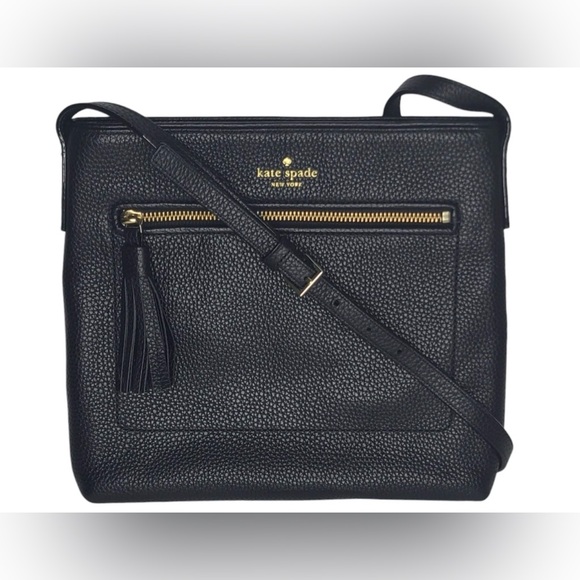 kate spade Handbags - Kate Spade Chester Street Dessi Crossbody Bag- Black Pebbled Leather